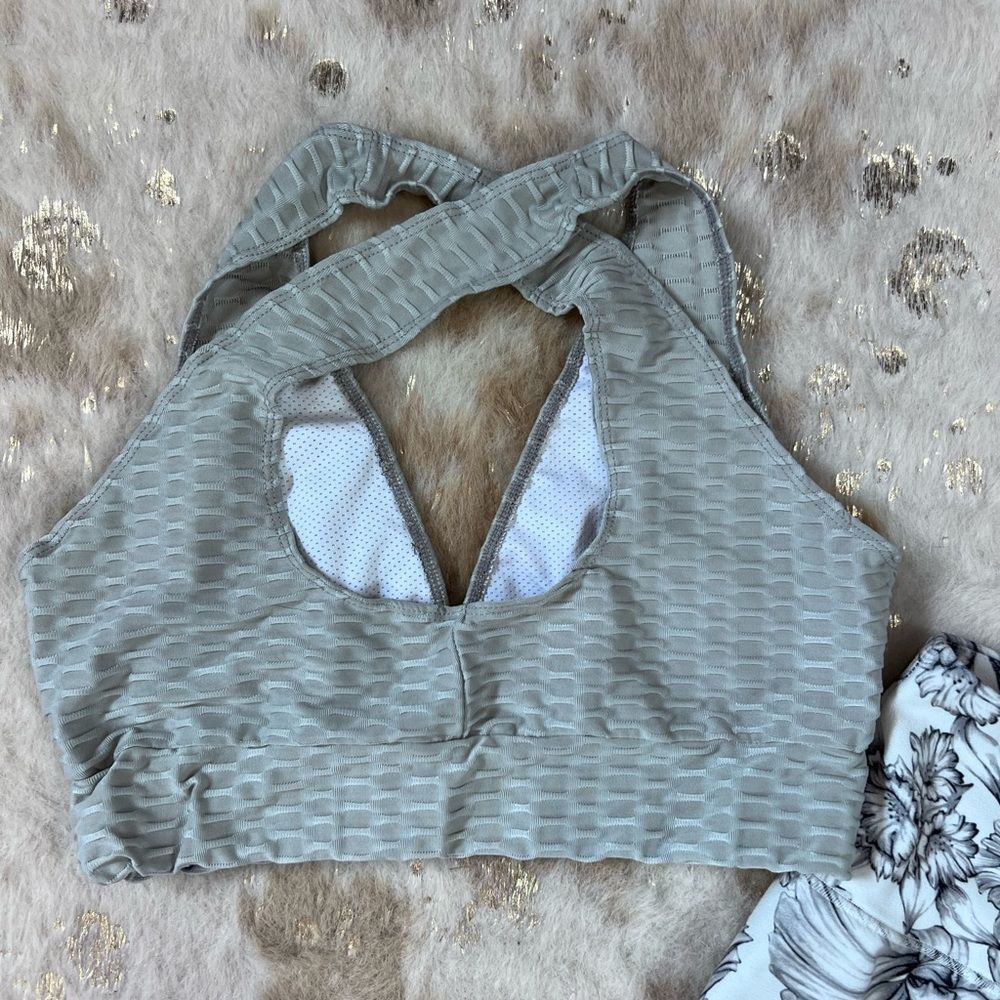 Cross Strap Back Sports Bra without Padding💗 - Picture 3 of 3